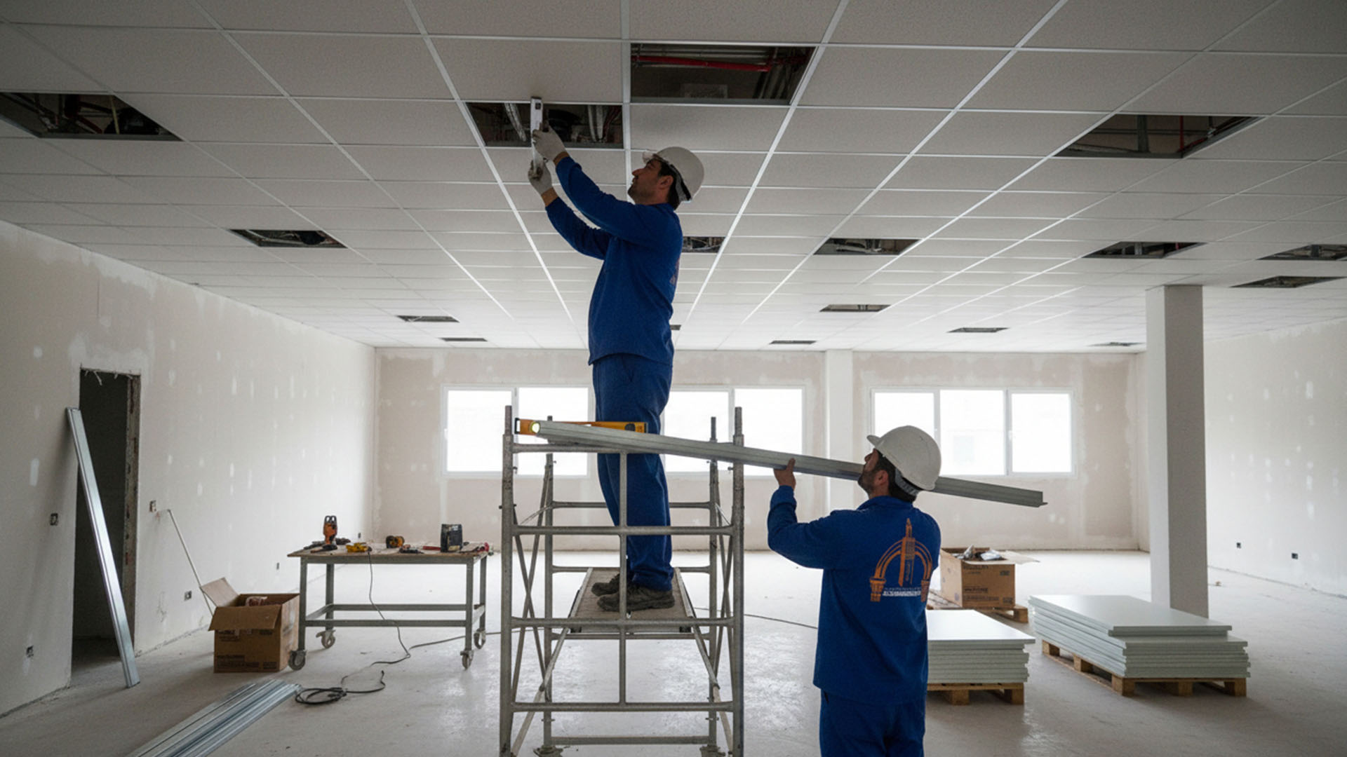 instalación falsos techos desmontables sevilla